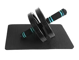 Колесо для преса U-Powex Ab wheel with mat (d18.5cm) Black (UP_1006_Ab/Wheel) - мініатюра 5
