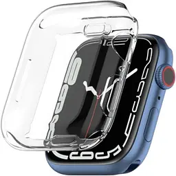 Чохол-накладка DK Silicone Face Case для Apple Watch 45mm (clear)