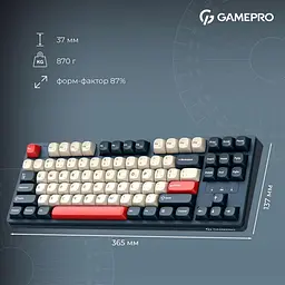 Клавіатура GamePro Asgard Ragnar (MK285BL) - мініатюра 13