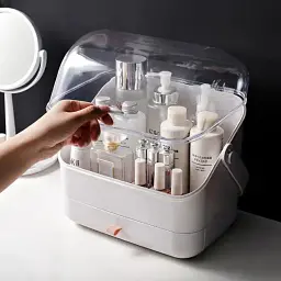 Органайзер для косметики XPRO YM206 Single Drawer білий на 2 секції (MER-14969_551) - мініатюра 4