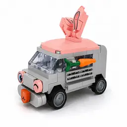 Дитячий конструктор Bunny Bus BB121E-A серії Animal Bus, 104 деталі - мініатюра 2