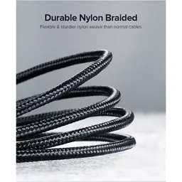 Кабель для передавання даних Ugreen USB 2.0 AM to USB-C 3A aluminum braid nickel plating 0.25 m black (60124) - мініатюра 8