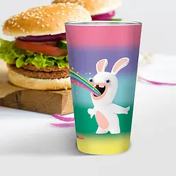 Склянка Lapin Cretins Rainbow Rabbids (Скажені кролики) 400 мл - мініатюра 5