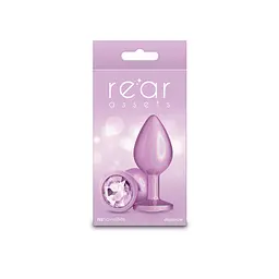 Анальна пробка NS Novelties Rear Assets - Iridescent Pink, M - мініатюра 3