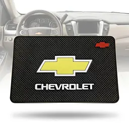Антиковзкий килимок торпедо для Chevrolet (всі моделі 1990-2026) силікон чорний