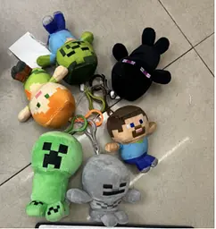 М’яка іграшка-брелок 10 см "Блоковий світ" (Minecraft), персонаж з гри Майнкрафт, м’яка підвіска, для дітей та фанатів MW16411 - мініатюра 2