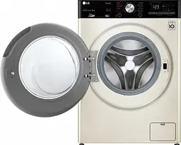 Пральна машина LG з фронтальним завантаженням F4V5VS9B, 9кг, 1400, A+++-30%, Пар, глибина 56см, Дисплей, Інвертор, Бежевий (F4V5VS9B) - мініатюра 4