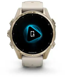 Смарт-годинник Garmin Fenix 8 43mm AMOLED Sapphire Soft Gold w. Fog Gray/Dark Sandstone S. Band (010-02903-10/11/18) - мініатюра 4