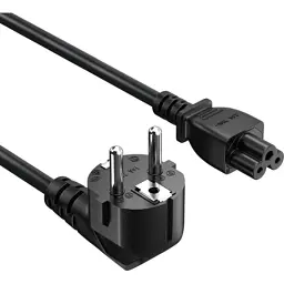 Кабель живлення C5 1.0m black ColorWay (CW-CBP084-BK)
