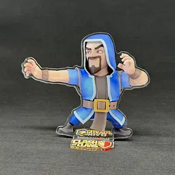 Акрилова колекційна фігурка Clash of Clans, Clash Royale Персонаж Чаклун 1 15 см
