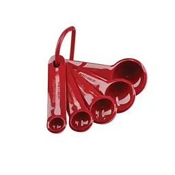 Набір мірних ложок KitchenAid Universal KQG057OHERE 5 шт червоний - мініатюра 3