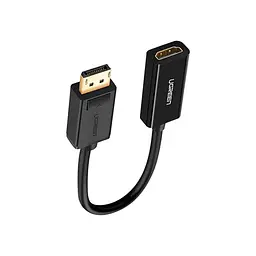 Перехідник Ugreen DisplayPort M - HDMI F 4K 30Hz чорний (40363) - мініатюра 2