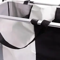 Кошик для білизни Yiwu HP-41-4 текстильний на 3 секції 65х40х58 см - мініатюра 13