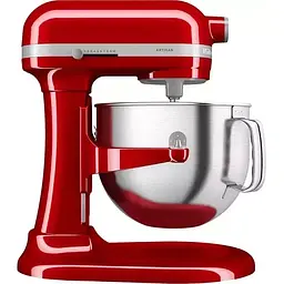 Планетарный миксер KitchenAid Artisan с подъемной чашей 6.6 л красный (5KSM70SHXEER)