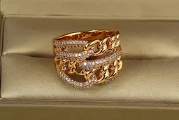 Кільце Xuping Jewelry Сеньйора р 16 золотисте - мініатюра 2