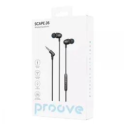 Навушники Proove Scape J6 (3.5mm) black (WESJ60000801) - мініатюра 2
