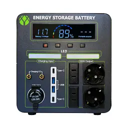 Портативна зарядна станція Energy Storage 600 Вт, акумулятор 513 Вт·год - мініатюра 2