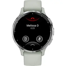 Смарт-годинник Garmin Venu 3S Silver S. Steel Bezel w. Sage Gray Case and S. Band (010-02785-01) - мініатюра 2