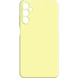 Чохол Make Samsung A15 Silicone Yellow