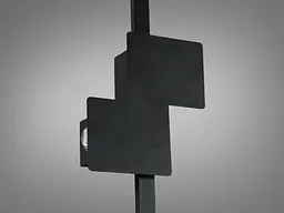 Бра настінне LED Diasha 1552/1000BK Цікаве, 25W, 4100K, чорний метал, сучасний стиль - мініатюра 5
