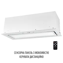 Витяжка повновбудована PERFELLI DESIGN VISION 9 BIANCO SILENZIO - мініатюра 5