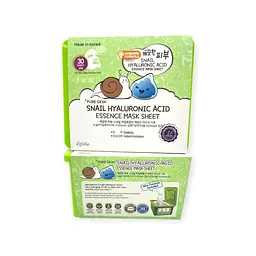 Маски тканинні Esfolio Pure Skin для обличчя з муцином равлики та гіалуроновою кислотою 400мл х 30шт.