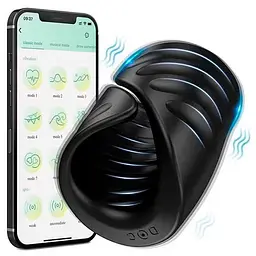 Смарт насадка-мастурбатор на пеніс з вібрацією Love Spouse K000948 - мініатюра 2