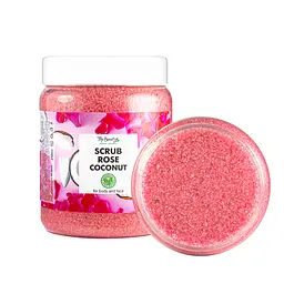 Скраб для обличчя та тіла Top Beauty Rose Coconut з ароматом троянди та кокосовим маслом 250мл