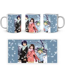 Кухоль GeekLand Noragami Бездомний Бог Ято, Хійорі, Юкіне гуляють взимку в снігопад NRG 02.013 330 мл білий - мініатюра 3