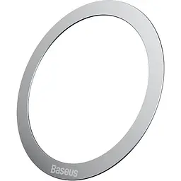Пластини для автотримачів Baseus Halo Series Magnetic Metal Ring Silver (PCCH000012) [117260]