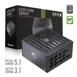 Блок живлення GameMax Lion core 1200P 1200W ATX 3.1 80+ Platinum (Lion core 1200P) - мініатюра 5