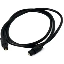 Кабель оптичний звуковий ExtraDigital Toslink JIS F05 M - JIS F05 M 1 м чорний (KBA1818)