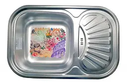 Кухонна мийка Romzha Stela Satin RO48475, Сірий - мініатюра 2