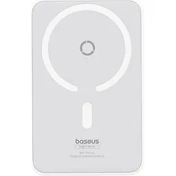 Зовнішній акумулятор Baseus MagPro Magnetic Bracket 5000mAh 20W White [P10064101223-00] [102132] - мініатюра 4