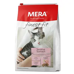 Сухий корм для чутливих котів Mera finest fit Sensitive Stomach із свіжим м'ясом птиці і ромашкою 4 кг