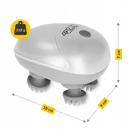 Електричний масажер для голови 4FIZJO Smart Head Massager 4FJ0619 White (P-5907739319500) - мініатюра 3