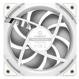 Вентилятор GameMax 120mm*3 KIT ARGB fan (функція ре версу) KF300R WH (KF300R WH) - мініатюра 4