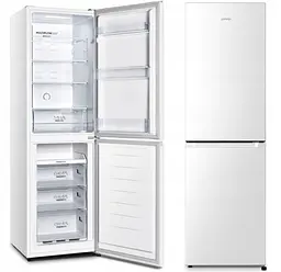 Холодильник Gorenje Gorenje 182х55х55см 2 двері 171(80) л А+ NoFrost Plus білий (NRK4181CW4) - мініатюра 2