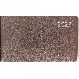 Щотижневик Leo Planner 2027 Glory м'який 10х17 см 128 сторінок темно-сірий металік (252740)