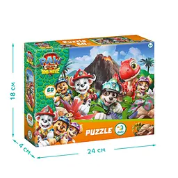 Дитячий пазл "Paw Patrol: Реви як динозавр" DoDo Toys 200800, 60 елементів - мініатюра 4