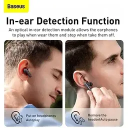 Навушники Baseus Simu ANC S2 Bluetooth сірі (NGS2-0G) - мініатюра 7