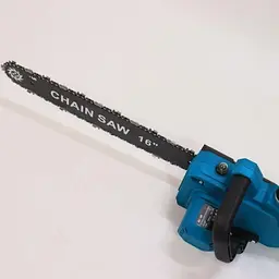 Ланцюгова акумуляторна пила з подачею мастила Chain Saw шина 40 см 16 дюймів 2500 Вт, електропила з високою автономністю 2 АКБ - мініатюра 3
