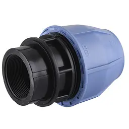 Муфта ПНД Vsplast 63x2 '' ВР 2002 000007887 - мініатюра 2