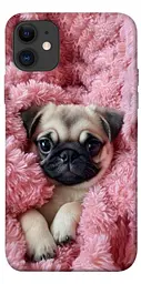 TPU чохол Demsky Мопс у ніжностях для Apple iPhone 11 (6.1")