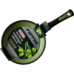 Сковорідка OLIVE PR-2102-20 покриття GREBLON C2 200 x 40 мм PEPPER