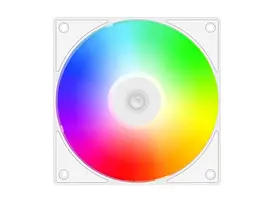 Вентилятор 120 мм, ID-Cooling AS-120-ARGB-W TRIO, White, 3 шт, 120x120x25 мм, ARGB підсвітка, 300-2000 об/хв, 13.8~27.2dB(A), 4-pin (PWM) / 3-pin (ARGB) - мініатюра 3