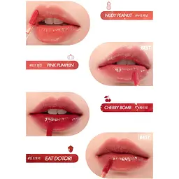 Тінт для губ Rom&nd Juicy Lasting Tint 12 Cherry Bomb 5.5 г - мініатюра 3