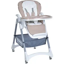 Дитячий стільчик для годування El Camino STEADY ME 1177 Cream Beige
