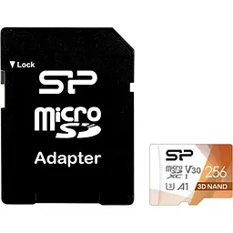 Карта пам'яті Silicon Power 256Gb microSDXC SiliconPower Superior Pro Colorful class 10 (UHS-1 U3) (SP256GBSTXDU3V20AB)