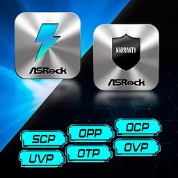 Блок живлення ASRock SL-1000G 1000W ATX 3.1 80+ Gold (SL-1000G) - мініатюра 8